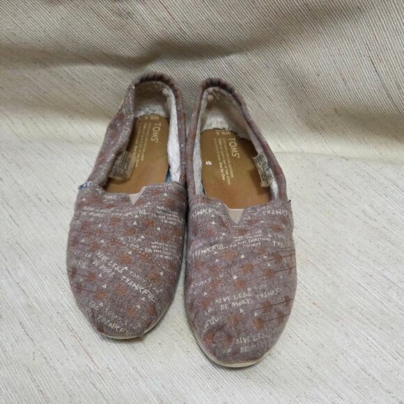 Toms womens slide on shoes /slippers size 9.5 #340716 - Picture 2 of 7